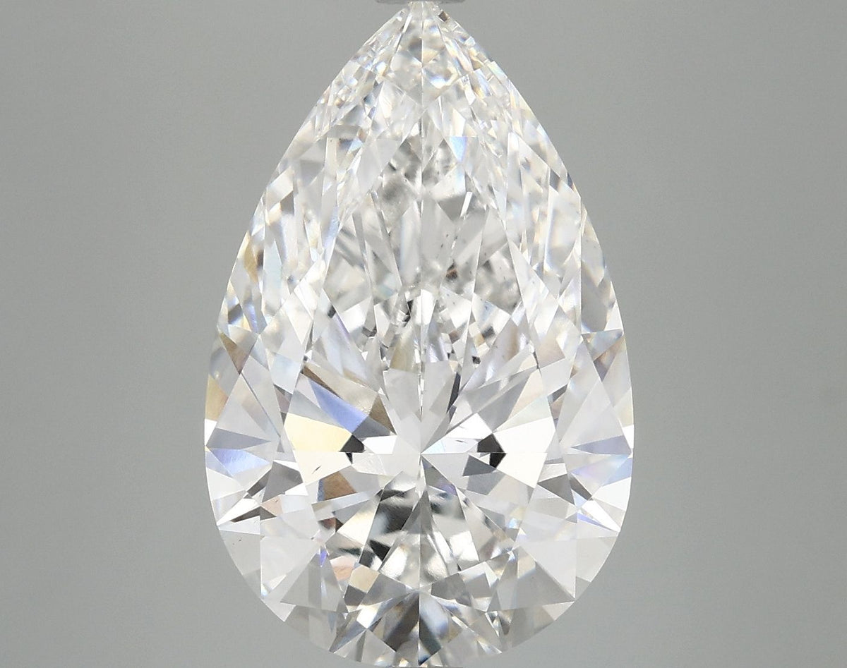 Lab-Grown Pear Diamond - 6.6 Carats, F Color, VS2 Clarity - Certified by IGI - Report Number: LG691541601