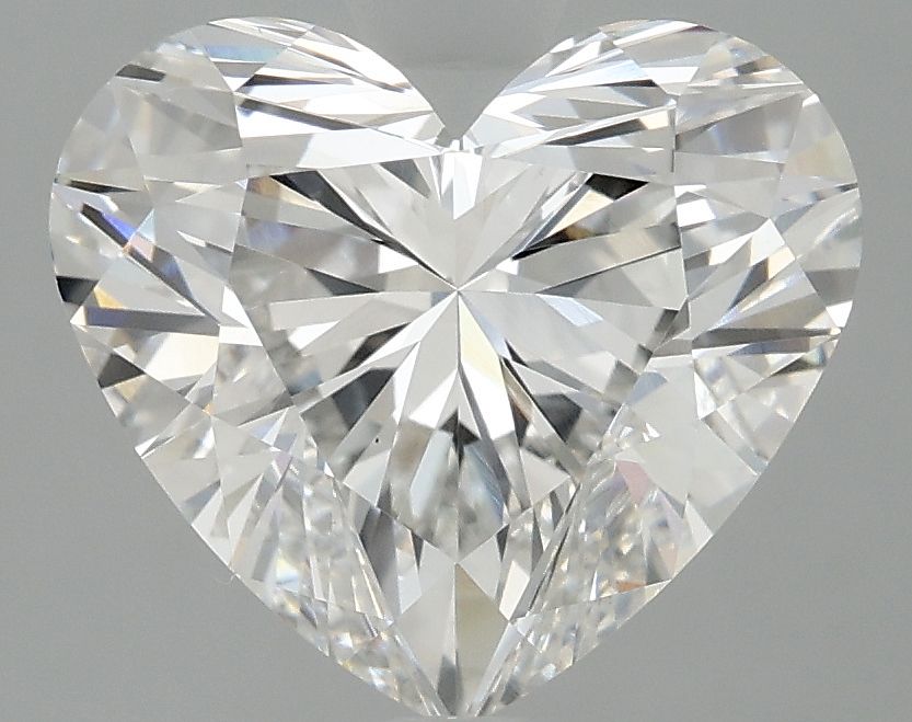 Lab-Grown Heart Diamond - 3.95 Carats, F Color, VS1 Clarity - Certified by IGI - Report Number: LG694595513