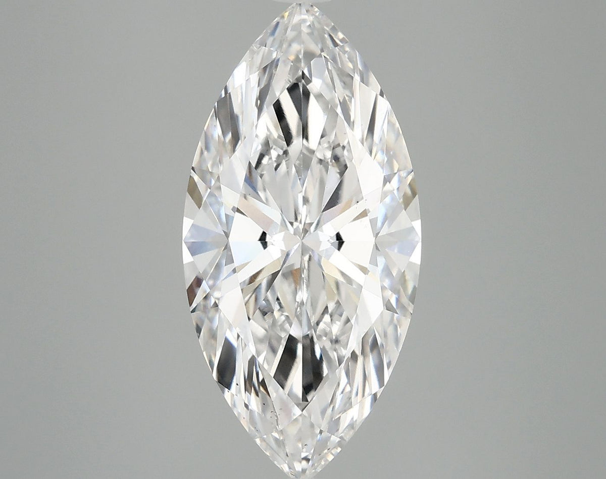 Lab-Grown Marquise Diamond - 4.05 Carats, E Color, VS2 Clarity - Certified by IGI - Report Number: LG695525373
