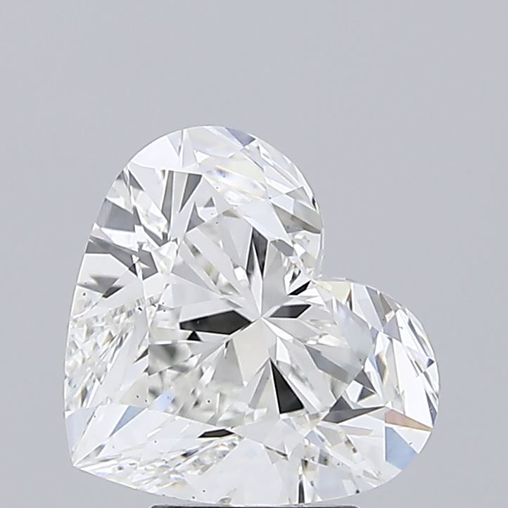 Lab-Grown Heart Diamond - 4.05 Carats, F Color, VS2 Clarity - Certified by IGI - Report Number: LG650478054