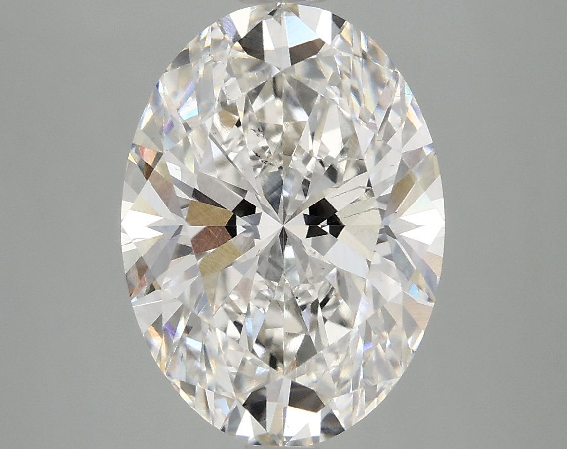 Lab-Grown Oval Diamond - 5.08 Carats, F Color, VS2 Clarity - Certified by IGI - Report Number: LG697520495
