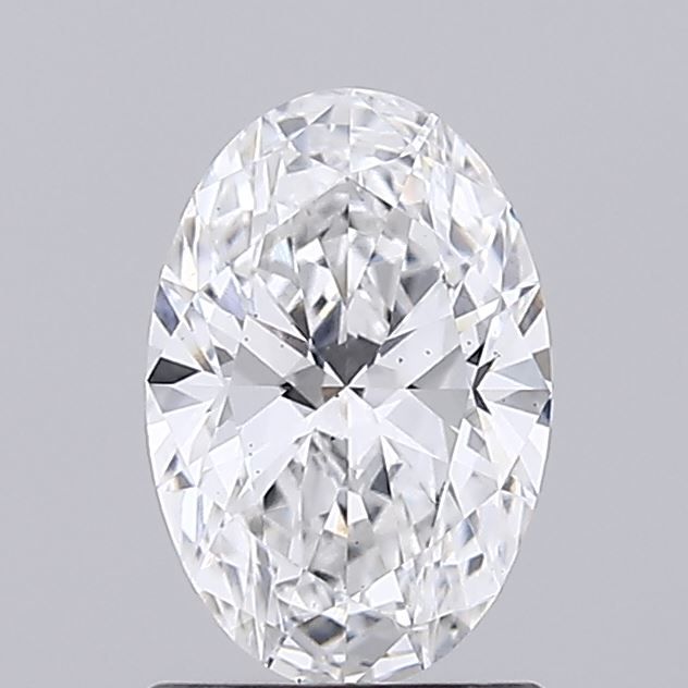 Lab-Grown Oval Diamond - 1.02 Carats, D Color, VS2 Clarity - Certified by IGI - Report Number: LG719546586