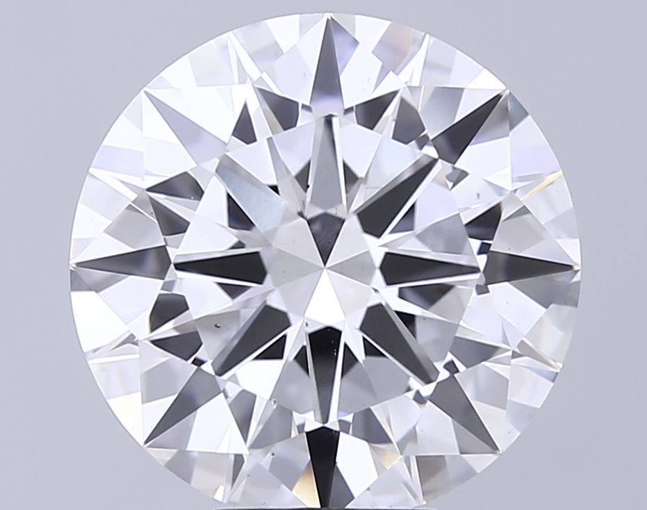 Lab-Grown Round Diamond - 8.03 Carats, E Color, VS1 Clarity - Certified by IGI - Report Number: LG710589865