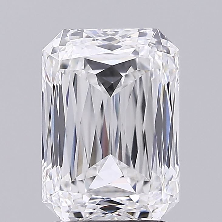 Lab-Grown Radiant Diamond - 2.59 Carats, E Color, VVS2 Clarity - Certified by IGI - Report Number: LG652431496