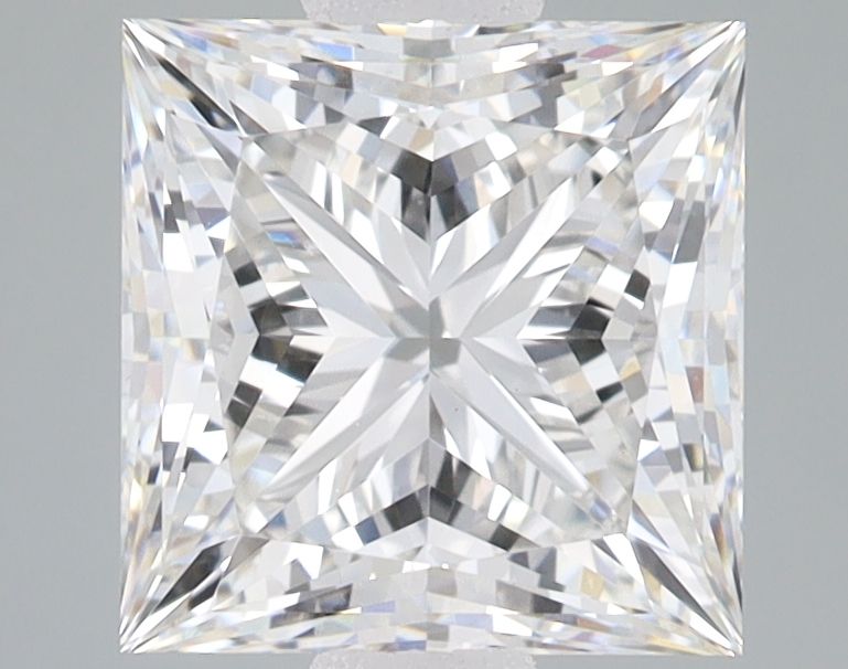 Lab-Grown Princess Diamond - 3.05 Carats, F Color, VVS2 Clarity - Certified by IGI - Report Number: LG628485091