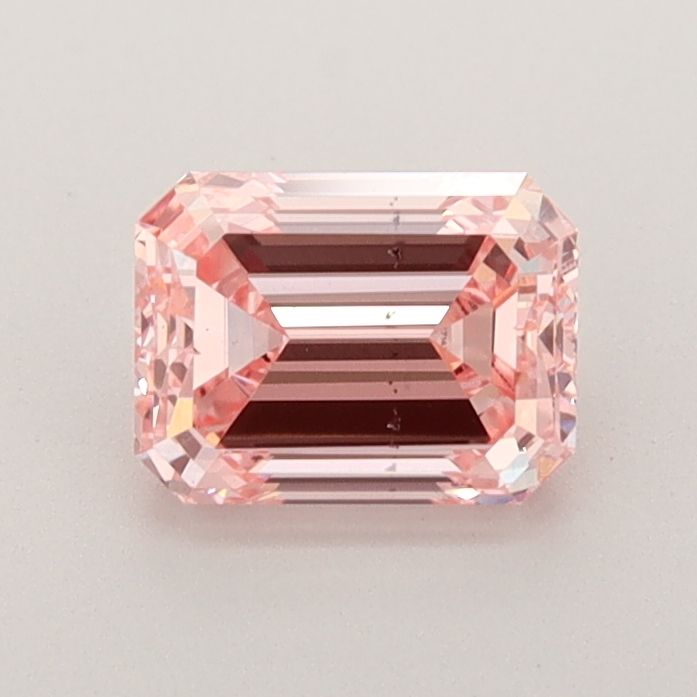 Lab-Grown Emerald Diamond - 1.08 Carats, Fancy Intense Pink Color, SI1 Clarity - Certified by IGI - Report Number: LG593371477