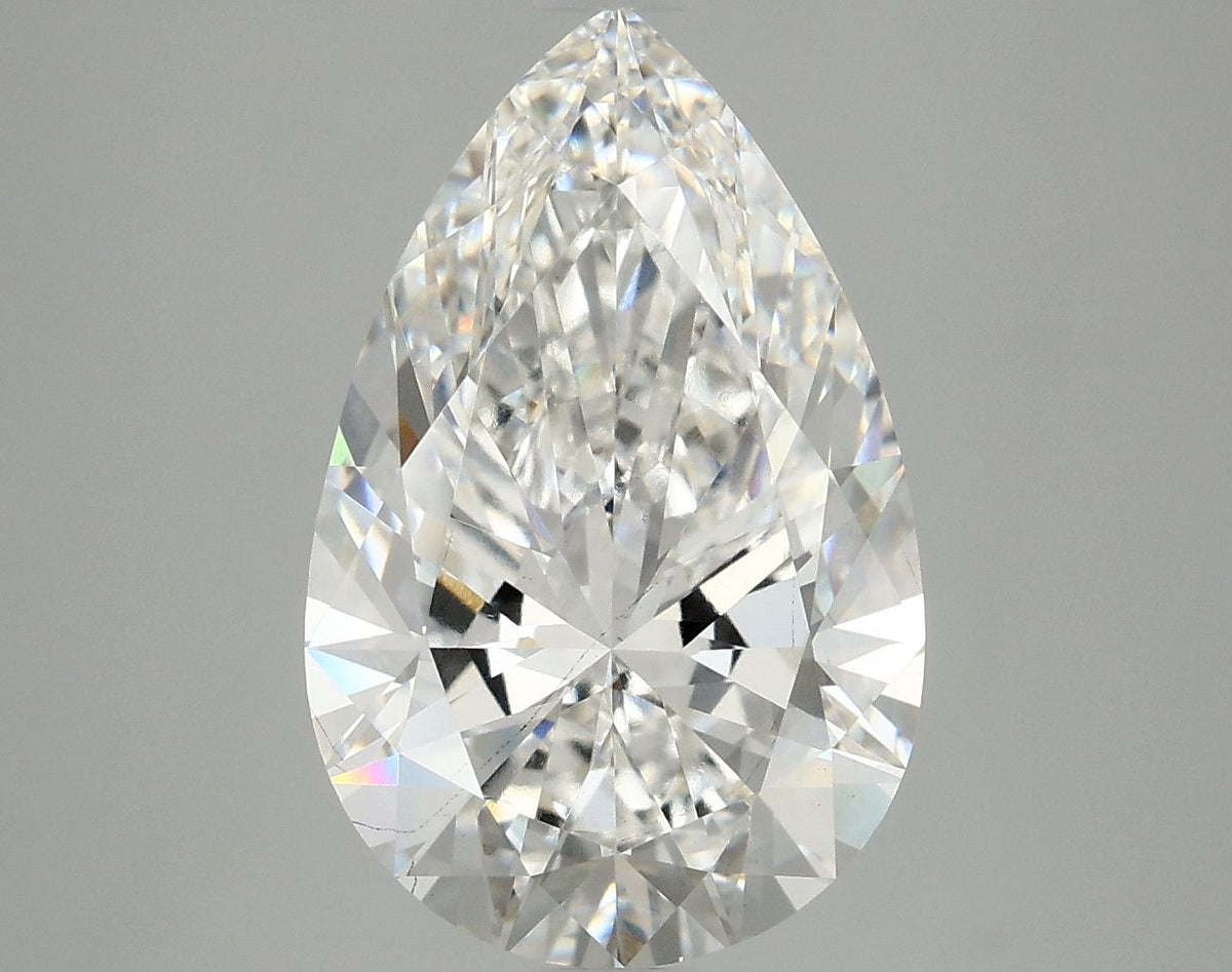 Lab-Grown Pear Diamond - 4.58 Carats, E Color, VS2 Clarity - Certified by IGI - Report Number: LG669460393