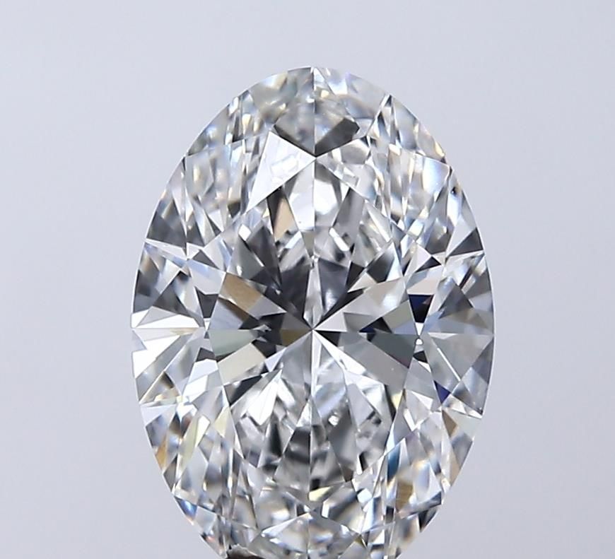 Lab-Grown Oval Diamond - 2.56 Carats, E Color, VVS2 Clarity - Certified by IGI - Report Number: LG715573908