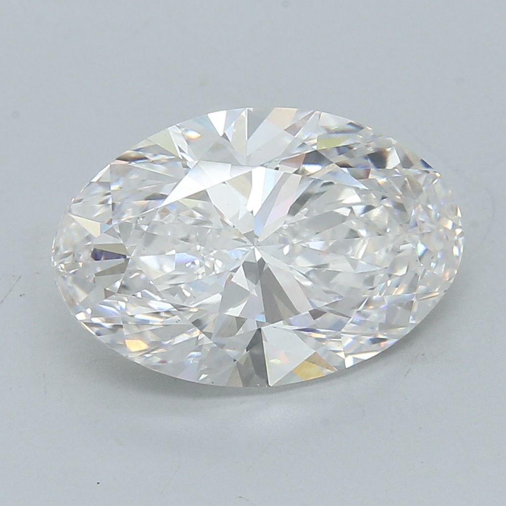 Lab-Grown Oval Diamond - 7.03 Carats, F Color, VS1 Clarity - Certified by IGI - Report Number: LG677515939