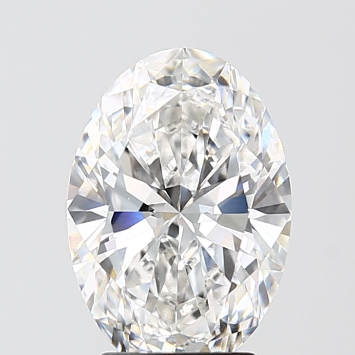 Lab-Grown Oval Diamond - 3.05 Carats, F Color, VVS2 Clarity - Certified by IGI - Report Number: LG687587148