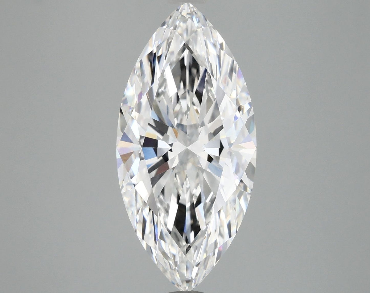 Lab-Grown Marquise Diamond - 4.07 Carats, E Color, VVS2 Clarity - Certified by IGI - Report Number: LG691523515