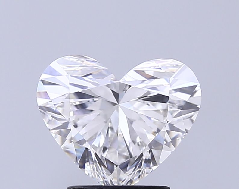 Lab-Grown Heart Diamond - 2.51 Carats, F Color, VS1 Clarity - Certified by IGI - Report Number: LG694550222