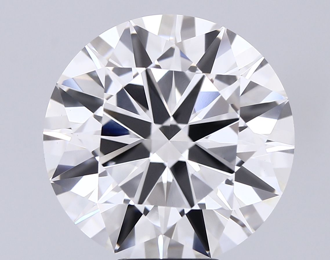 Lab-Grown Round Diamond - 8.01 Carats, F Color, VVS2 Clarity - Certified by IGI - Report Number: LG671451051