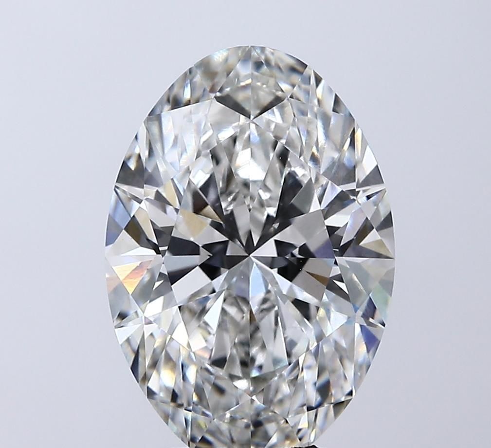 Lab-Grown Oval Diamond - 4.0 Carats, F Color, VVS2 Clarity - Certified by IGI - Report Number: LG716506609