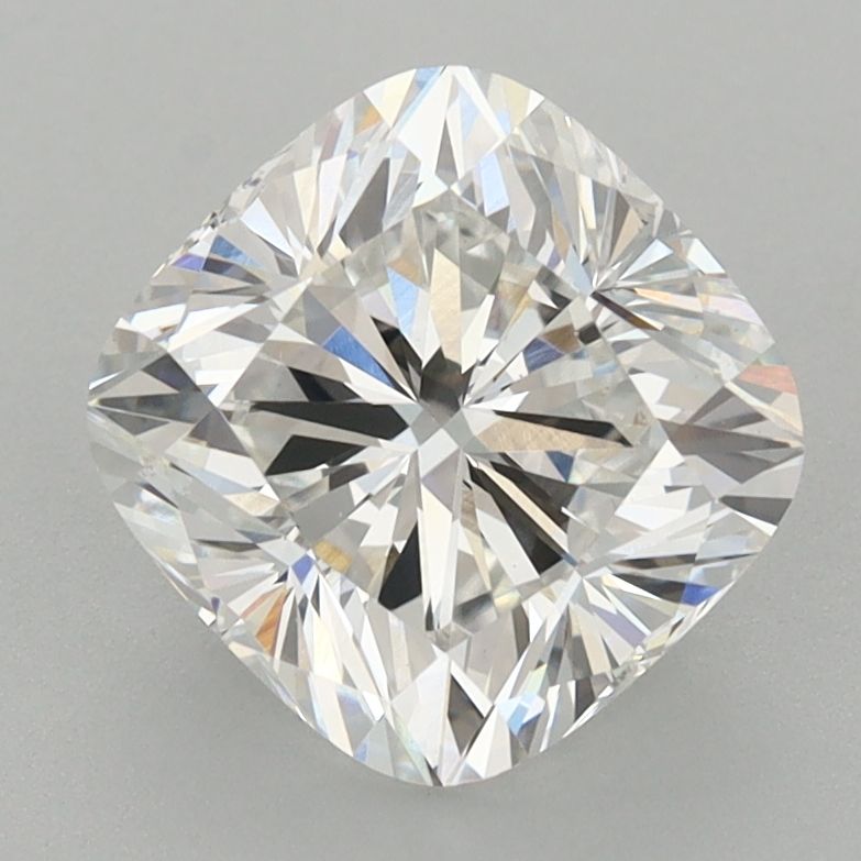 Lab-Grown Cushion Diamond - 2.5 Carats, F Color, VS2 Clarity - Certified by IGI - Report Number: LG648408532