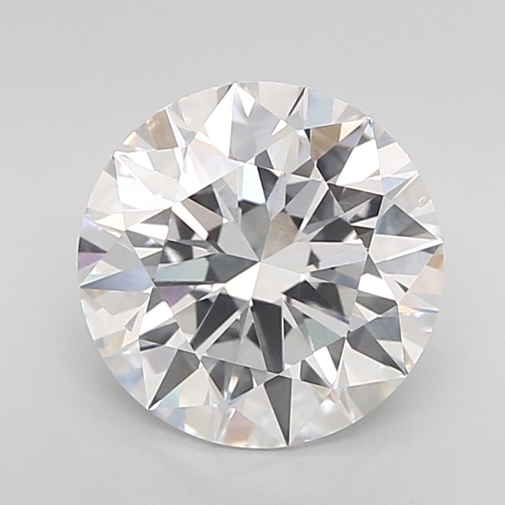 Lab-Grown Round Diamond - 3.01 Carats, E Color, VS2 Clarity - Certified by IGI - Report Number: LG717579539