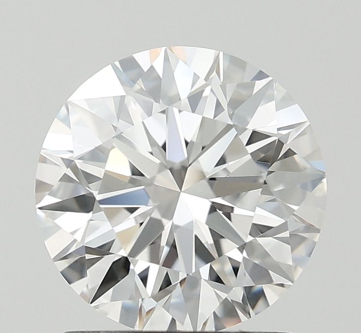 Lab-Grown Round Diamond - 1.6 Carats, E Color, VVS2 Clarity - Certified by IGI - Report Number: LG674539687