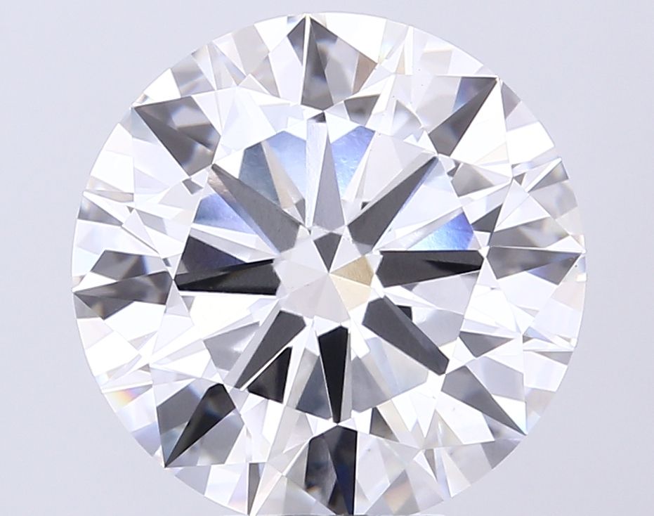 Lab-Grown Round Diamond - 8.04 Carats, E Color, VS1 Clarity - Certified by IGI - Report Number: LG714503933