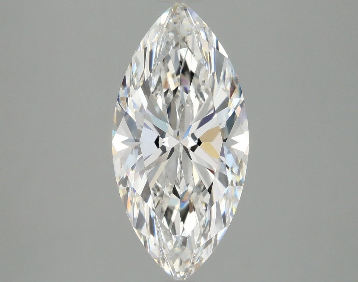 Lab-Grown Marquise Diamond - 2.55 Carats, F Color, VVS2 Clarity - Certified by IGI - Report Number: LG669444368