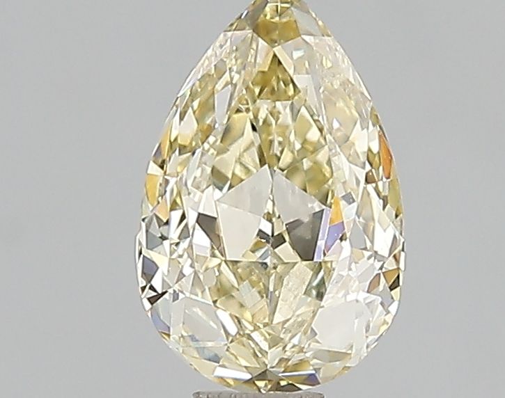 Lab-Grown Cushion Diamond - 1.6 Carats, Fancy Intense Yellow Color, VVS2 Clarity - Certified by IGI - Report Number: LG671493145
