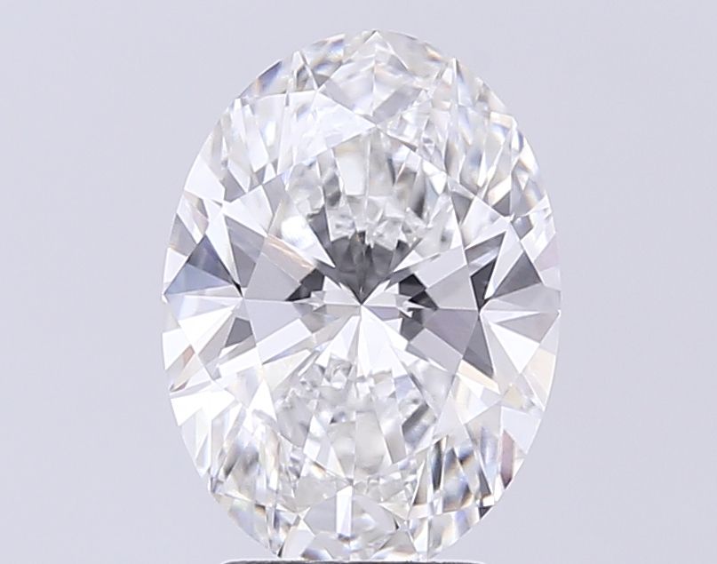 Lab-Grown Oval Diamond - 3.02 Carats, F Color, VVS2 Clarity - Certified by IGI - Report Number: LG713525802