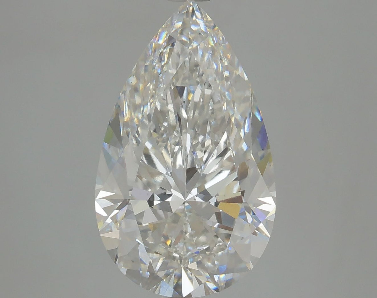Lab-Grown Pear Diamond - 4.76 Carats, F Color, VS2 Clarity - Certified by IGI - Report Number: LG614311511