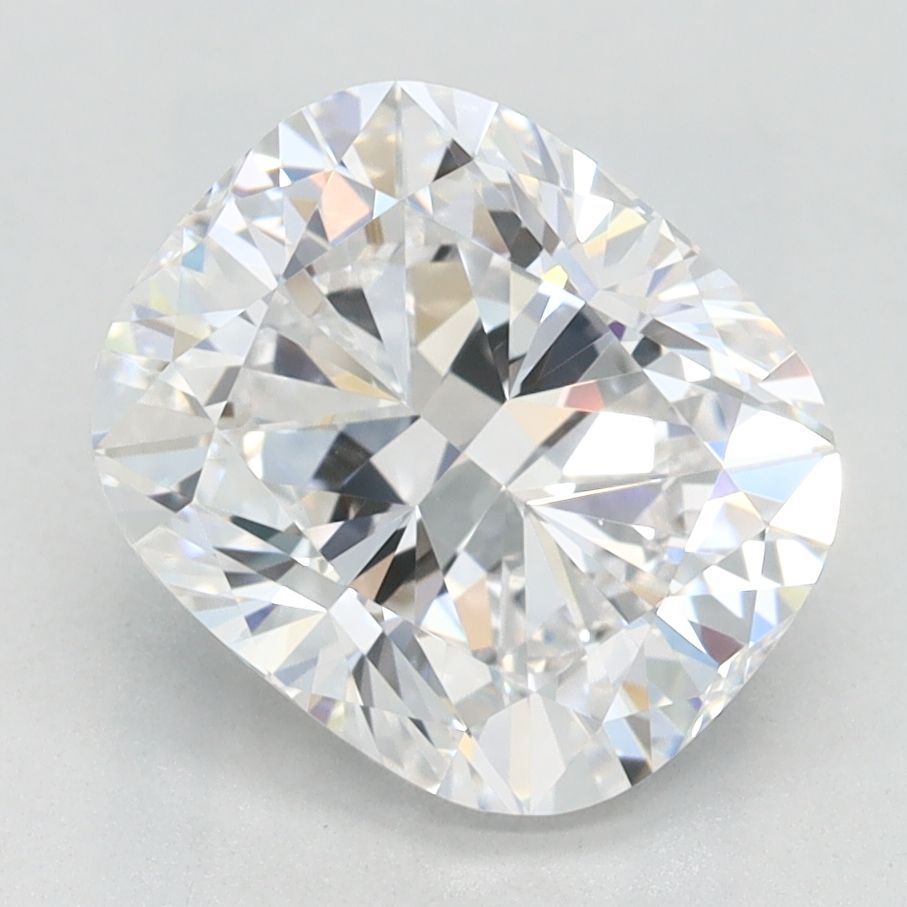 Lab-Grown Cushion Diamond - 2.47 Carats, D Color, VVS2 Clarity - Certified by GIA - Report Number: 1509364093
