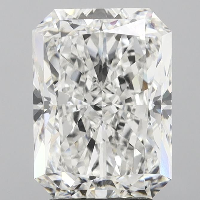 Lab-Grown Radiant Diamond - 4.04 Carats, F Color, VVS2 Clarity - Certified by IGI - Report Number: LG618490795