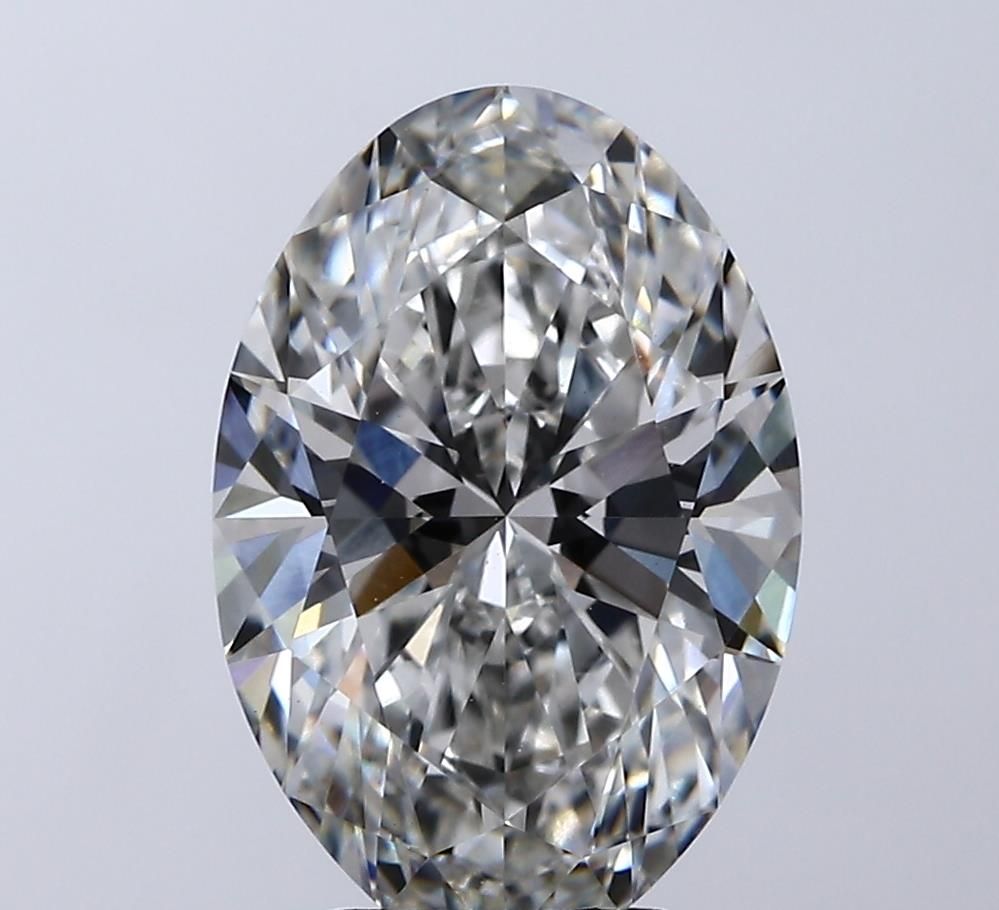 Lab-Grown Oval Diamond - 4.0 Carats, F Color, VVS2 Clarity - Certified by IGI - Report Number: LG715589304