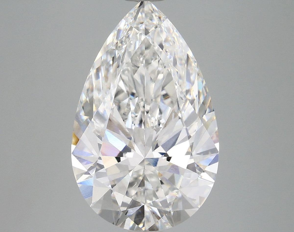 Lab-Grown Pear Diamond - 4.74 Carats, E Color, VS2 Clarity - Certified by IGI - Report Number: LG680558414