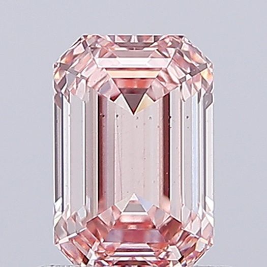 Lab-Grown Emerald Diamond - 1.05 Carats, Fancy Intense Pink Color, VS1 Clarity - Certified by IGI - Report Number: LG662488073