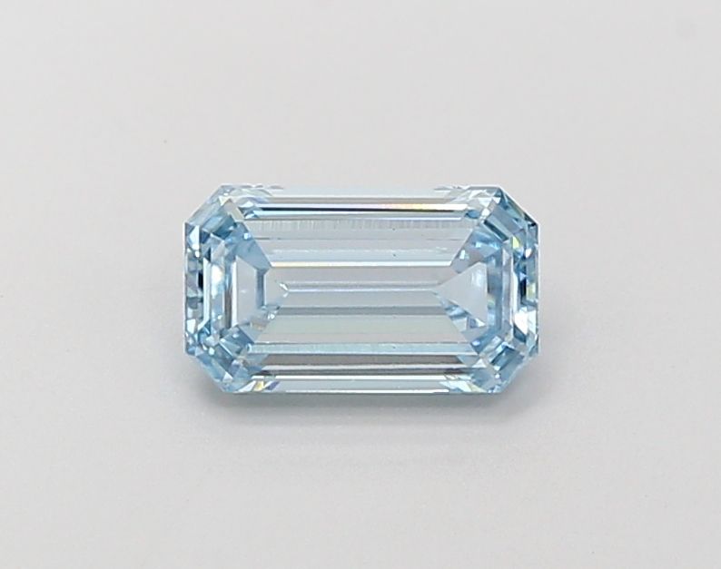 Lab-Grown Emerald Diamond - 1.15 Carats, Fancy Intense Blue Color, VS1 Clarity - Certified by IGI - Report Number: LG685530728