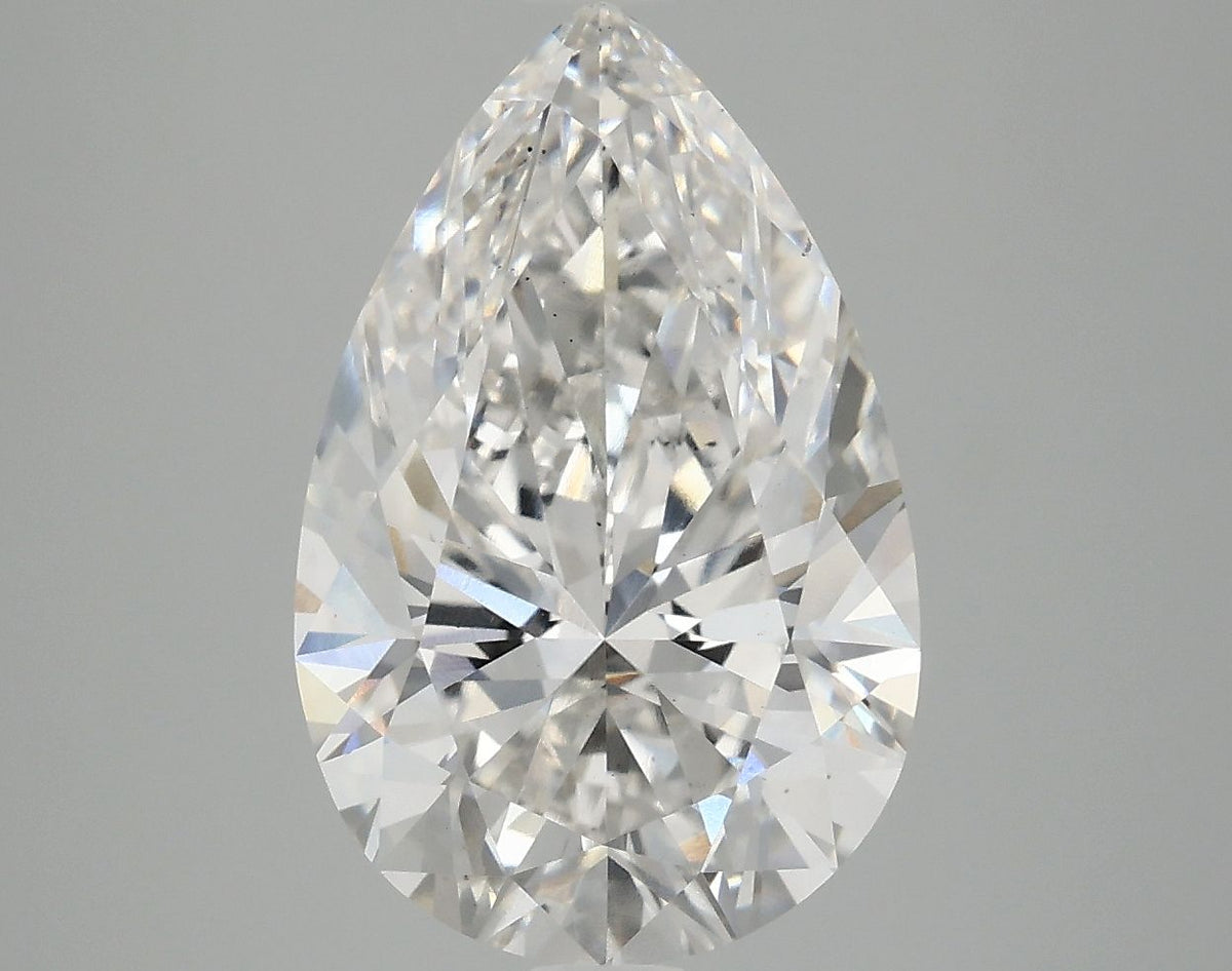 Lab-Grown Pear Diamond - 4.94 Carats, F Color, VS2 Clarity - Certified by IGI - Report Number: LG698512409