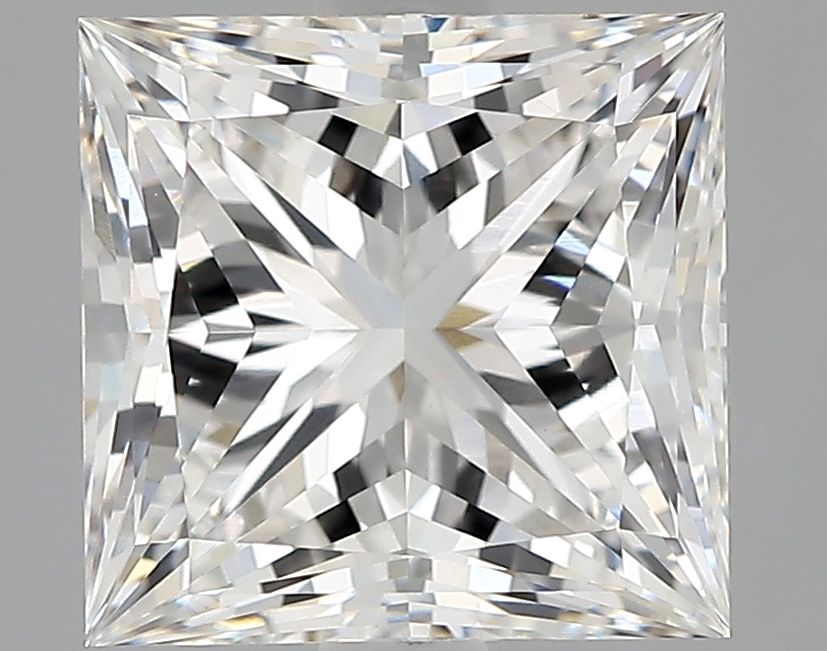 Lab-Grown Princess Diamond - 2.57 Carats, F Color, VVS2 Clarity - Certified by IGI - Report Number: LG564384304