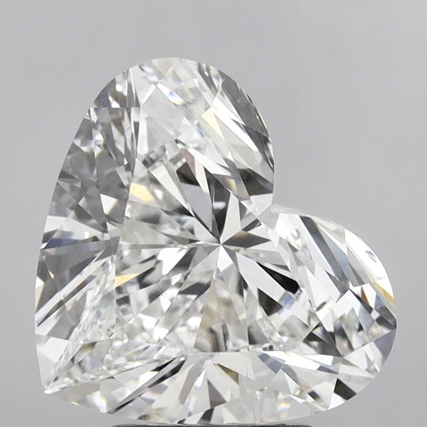 Lab-Grown Heart Diamond - 5.03 Carats, F Color, VS1 Clarity - Certified by IGI - Report Number: LG671482350