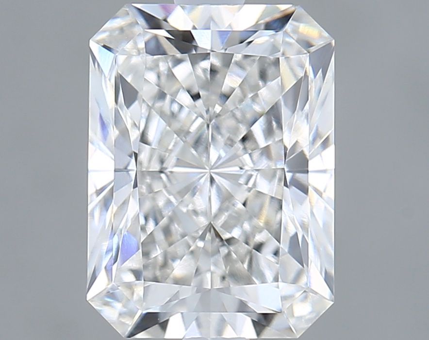 Lab-Grown Radiant Diamond - 2.5 Carats, F Color, VVS2 Clarity - Certified by IGI - Report Number: LG685519957