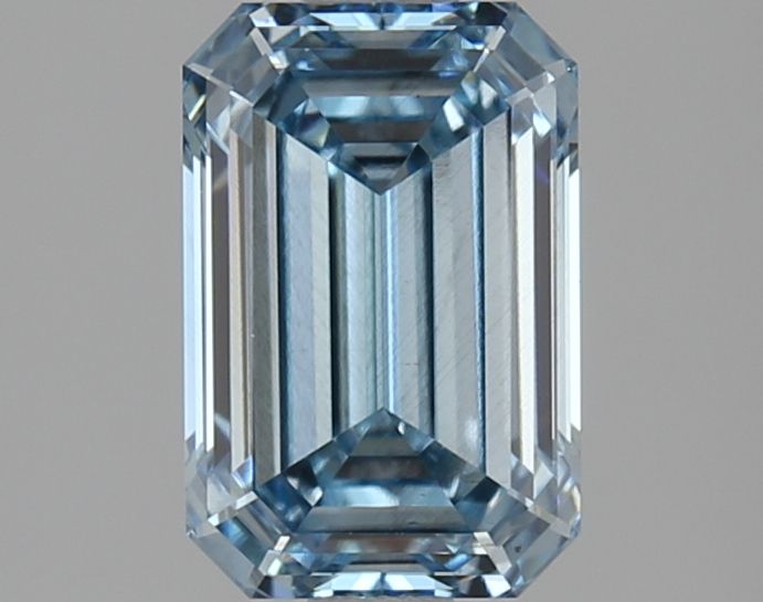 Lab-Grown Emerald Diamond - 1.99 Carats, Fancy Intense Blue Color, VS2 Clarity - Certified by IGI - Report Number: LG637461267