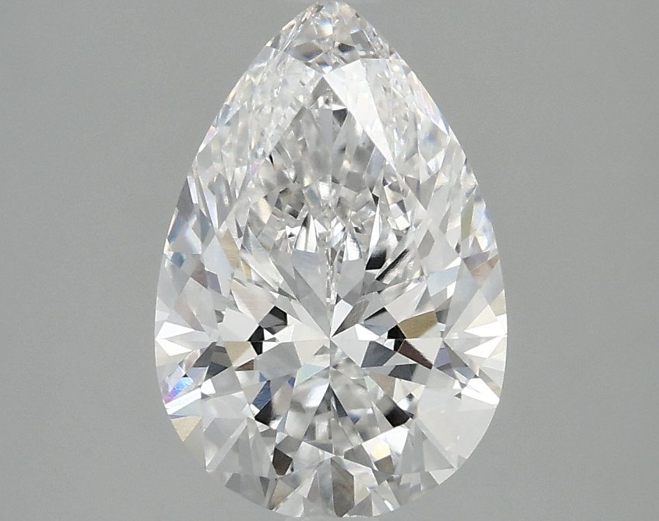 Lab-Grown Pear Diamond - 2.5 Carats, E Color, VVS2 Clarity - Certified by IGI - Report Number: LG691565482