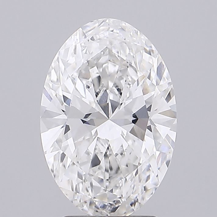Lab-Grown Oval Diamond - 3.02 Carats, E Color, VVS2 Clarity - Certified by IGI - Report Number: LG691510493