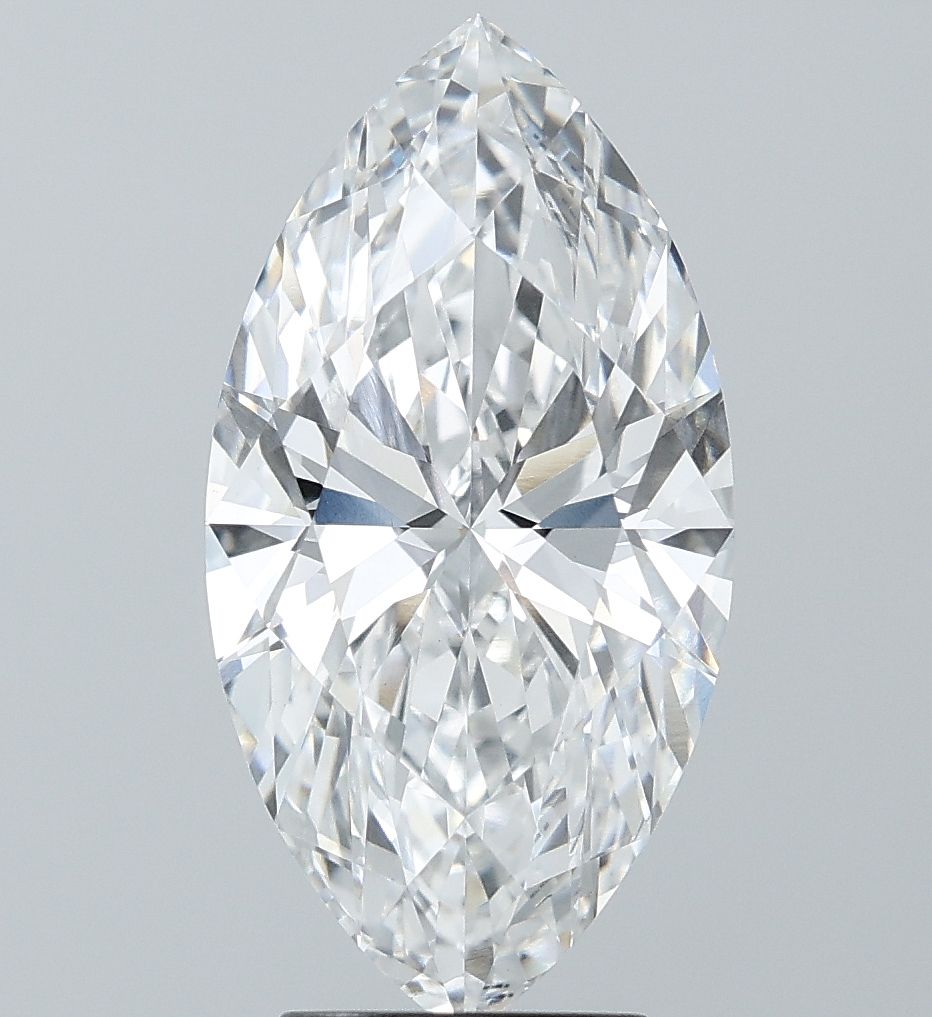 Lab-Grown Marquise Diamond - 4.04 Carats, E Color, VVS2 Clarity - Certified by IGI - Report Number: LG662475988