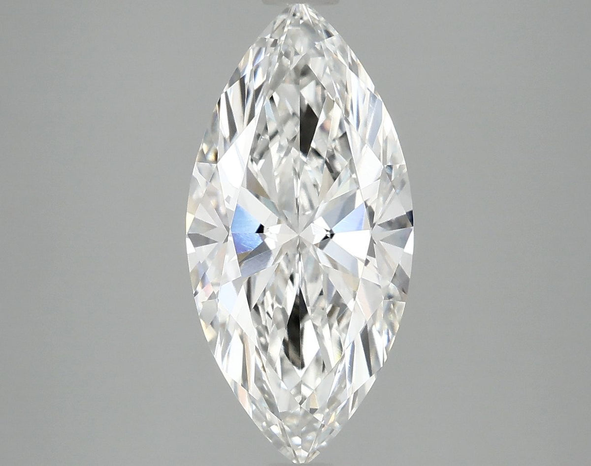 Lab-Grown Marquise Diamond - 2.96 Carats, F Color, VS1 Clarity - Certified by IGI - Report Number: LG710536392