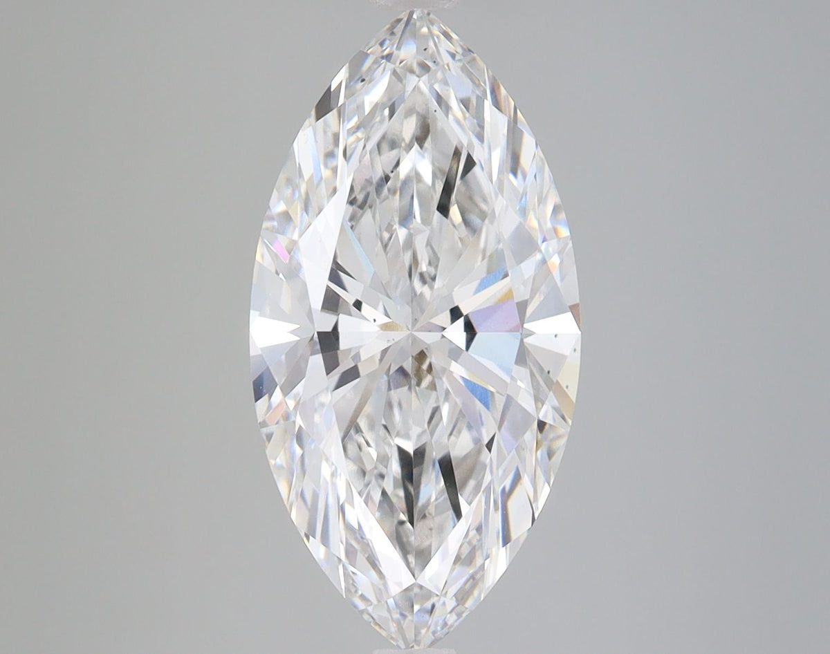 Lab-Grown Marquise Diamond - 4.07 Carats, F Color, VS2 Clarity - Certified by IGI - Report Number: LG570332868