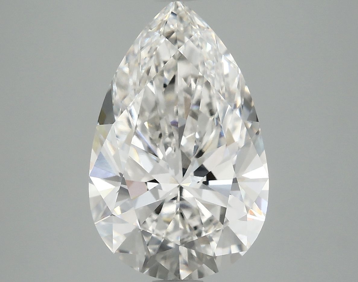 Lab-Grown Pear Diamond - 4.01 Carats, F Color, VVS2 Clarity - Certified by IGI - Report Number: LG711501635