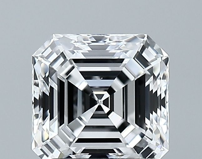 Lab-Grown Asscher Diamond - 1.53 Carats, D Color, VVS2 Clarity - Certified by GIA - Report Number: 6502780723