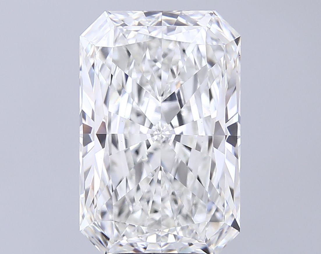 Lab-Grown Radiant Diamond - 8.03 Carats, F Color, VS1 Clarity - Certified by IGI - Report Number: LG708581575