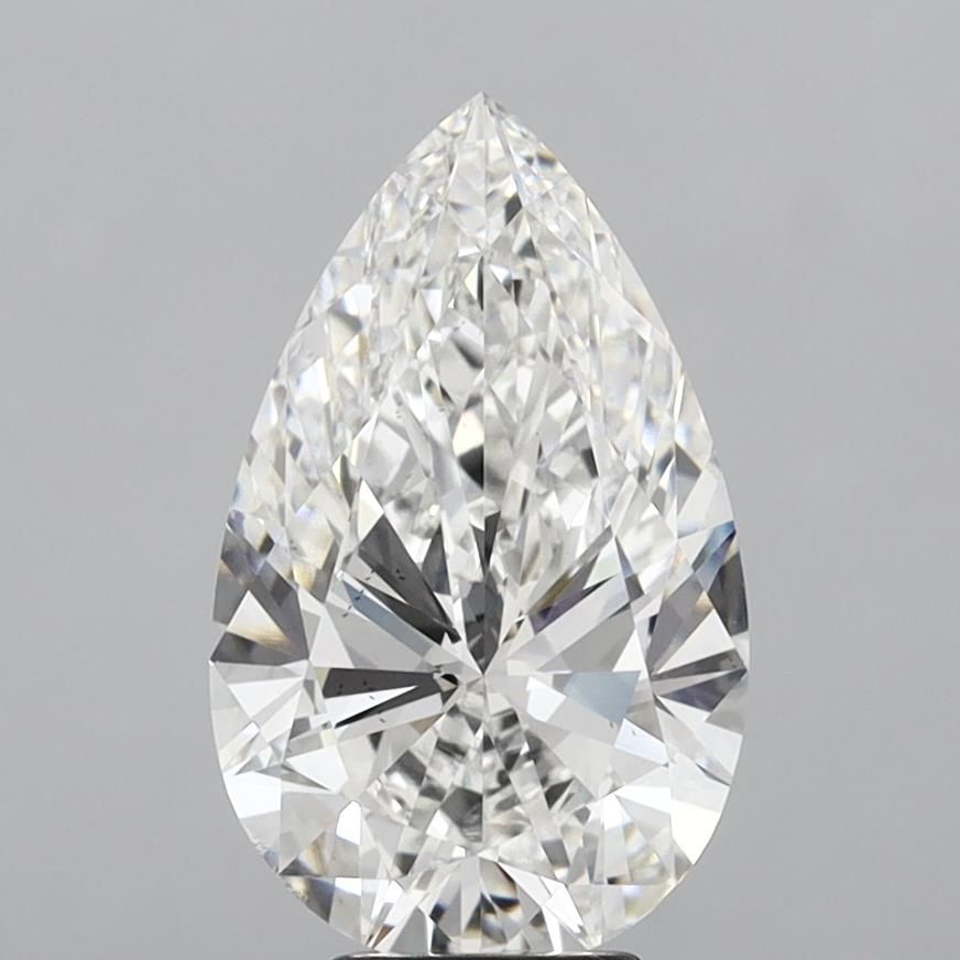 Lab-Grown Pear Diamond - 6.06 Carats, F Color, VS2 Clarity - Certified by IGI - Report Number: LG632418145