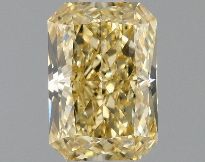 Lab-Grown Radiant Diamond - 1.03 Carats, Fancy Intense Yellow Color, VVS2 Clarity - Certified by IGI - Report Number: LG662415984