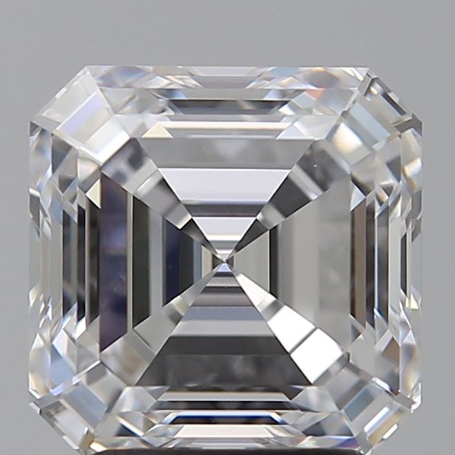 Lab-Grown Asscher Diamond - 3.09 Carats, E Color, VVS2 Clarity - Certified by GIA - Report Number: 1513638416