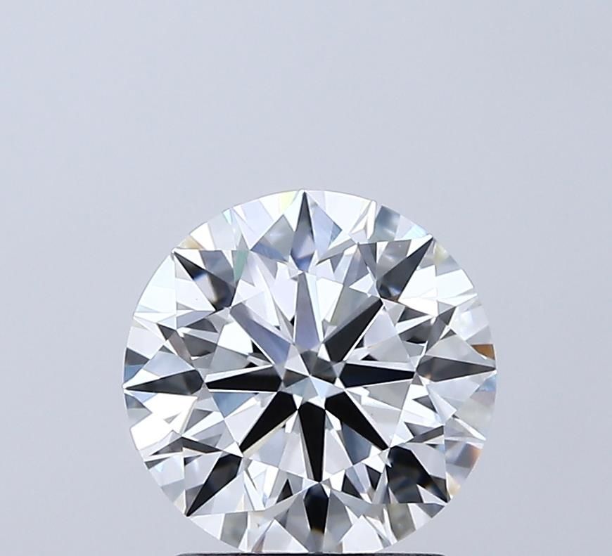 Lab-Grown Round Diamond - 2.0 Carats, E Color, VVS2 Clarity - Certified by IGI - Report Number: LG693532153