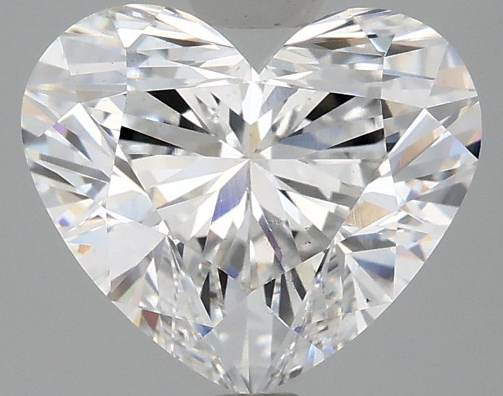 Lab-Grown Heart Diamond - 2.95 Carats, D Color, VS2 Clarity - Certified by IGI - Report Number: LG710555863